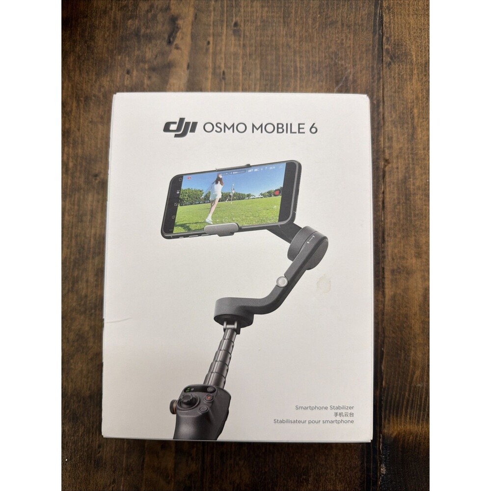 DJI - OSMO MOBILE 6 SMARTPHONE 3-AXIS GIMBAL STABILIZER - GRAY OPEN BOX